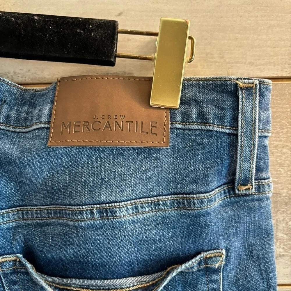J.Crew Mercantile Slim boyfriend jean with distressed details